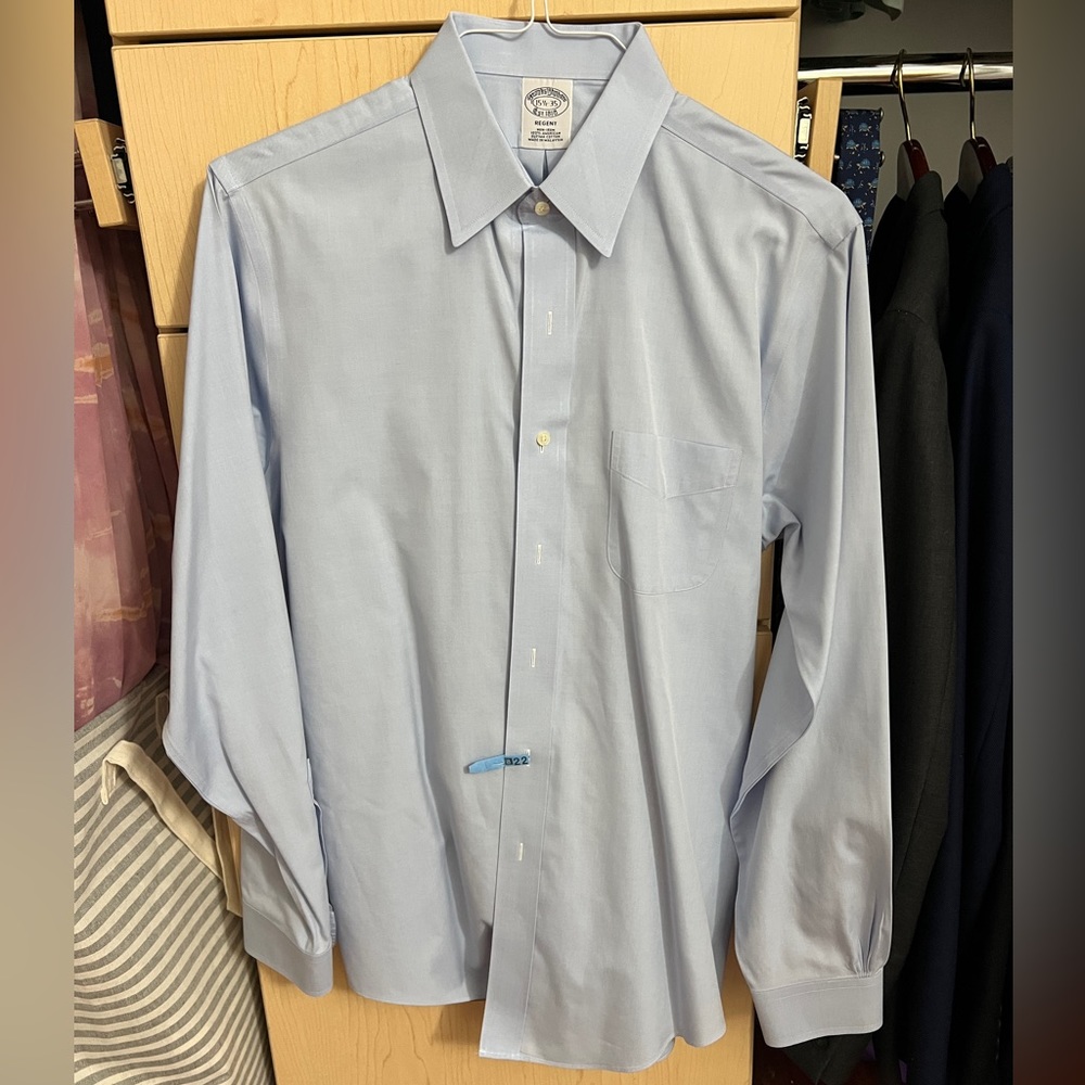 Brooks Brothers Dress Shirt Regent Slim Fit